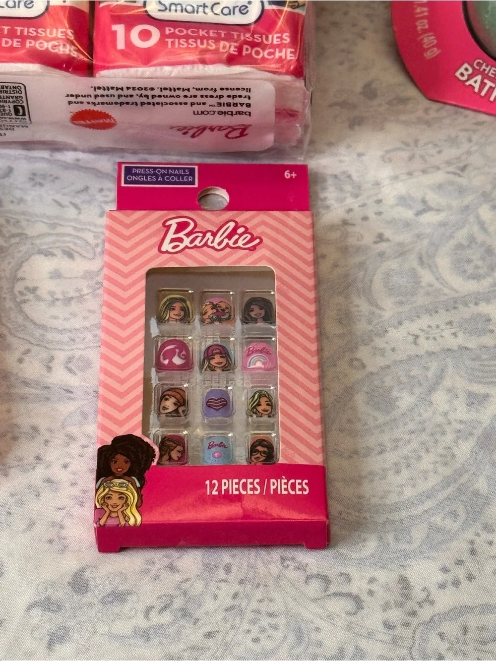 Barbie Pink Activity & Bath Set with Hooded 20x20 in. Towel